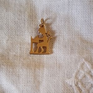 JAMES AVERY 14K GOLD SCHOOL GIRL CHARM RARE!